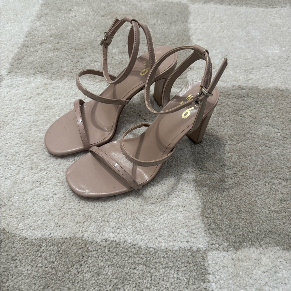 MIX No. 6 Women's Tan Strappy Heels